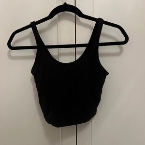 Black lululemon align tank top